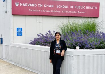 only indian – selected for Executive Health Program at Harvard school of Public Health.